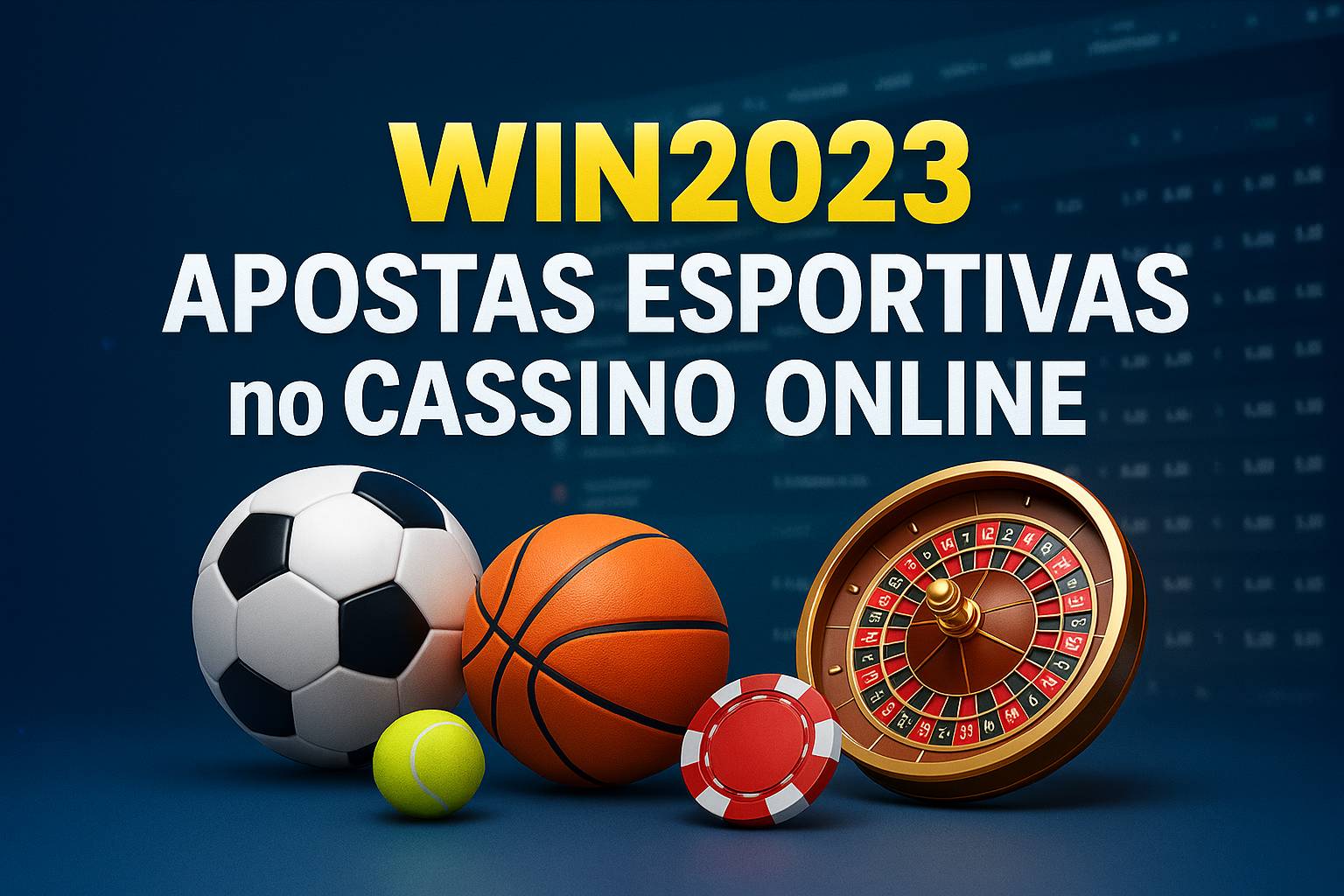 Apostas esportivas no cassino online WIN2023